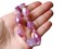 18 Inch Purple Beaded Choker Necklace